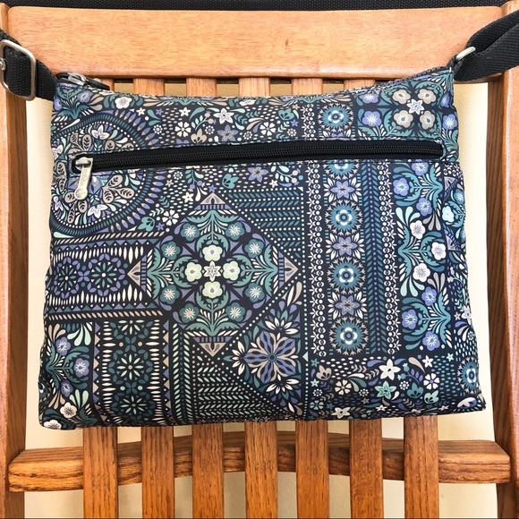 Kipling Multipocket Crossbody, Blue, Multiflower - Picture 4 of 13